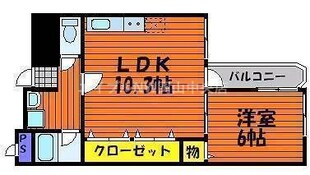 パルロイヤル東島田の物件間取画像